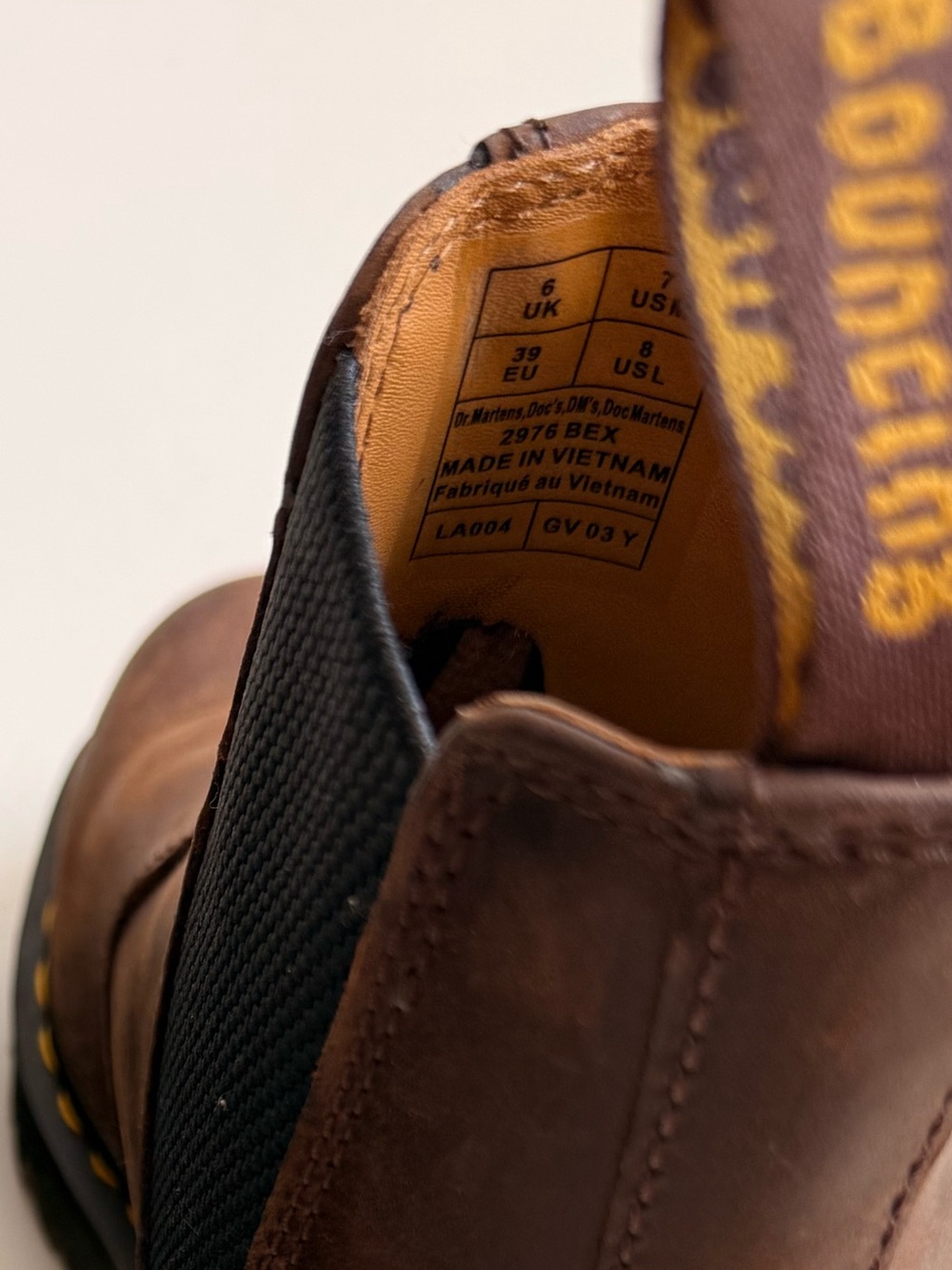 Dr Martens 2976 Bex Crazy Horse Chelsea Boots - Picture 5 of 9